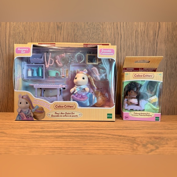 calico critters Other - Calico Critters Pony's Hair Stylist Set